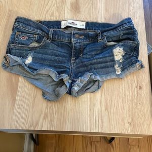 Hollister jean short shorts